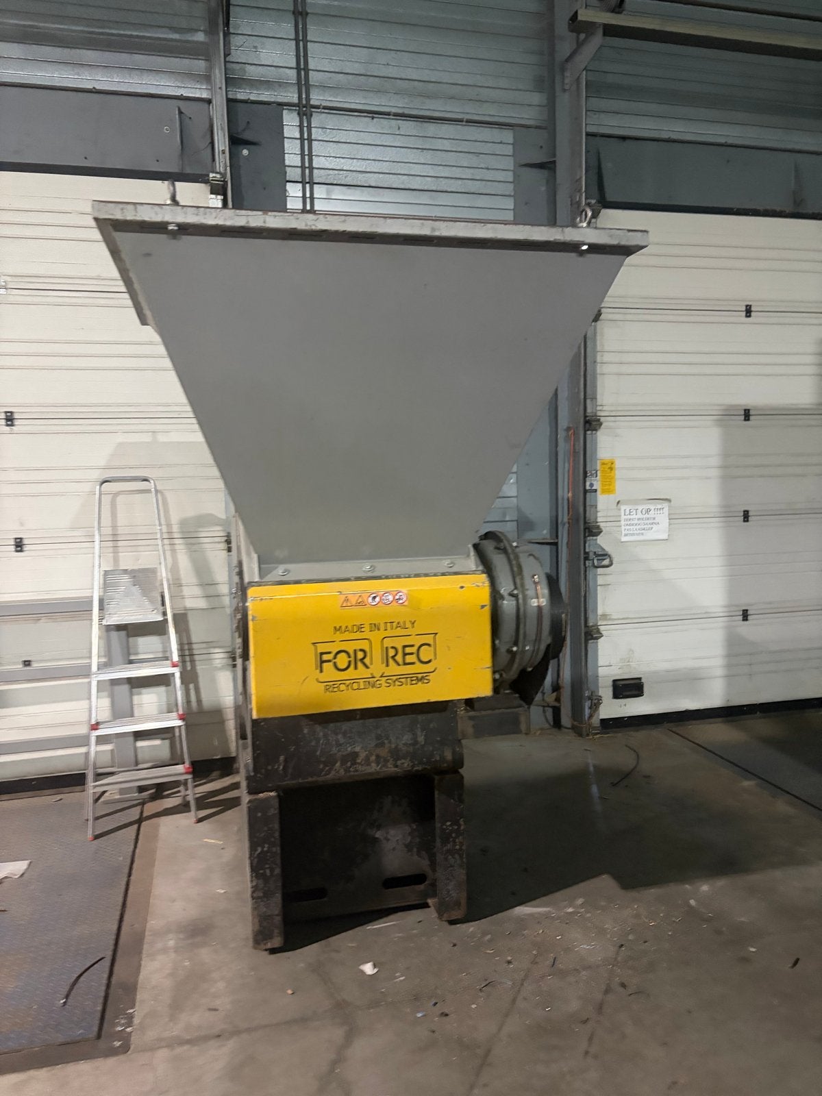 FOR REC Recycling Systems Industriële Shredder, Ophalen of Verzenden