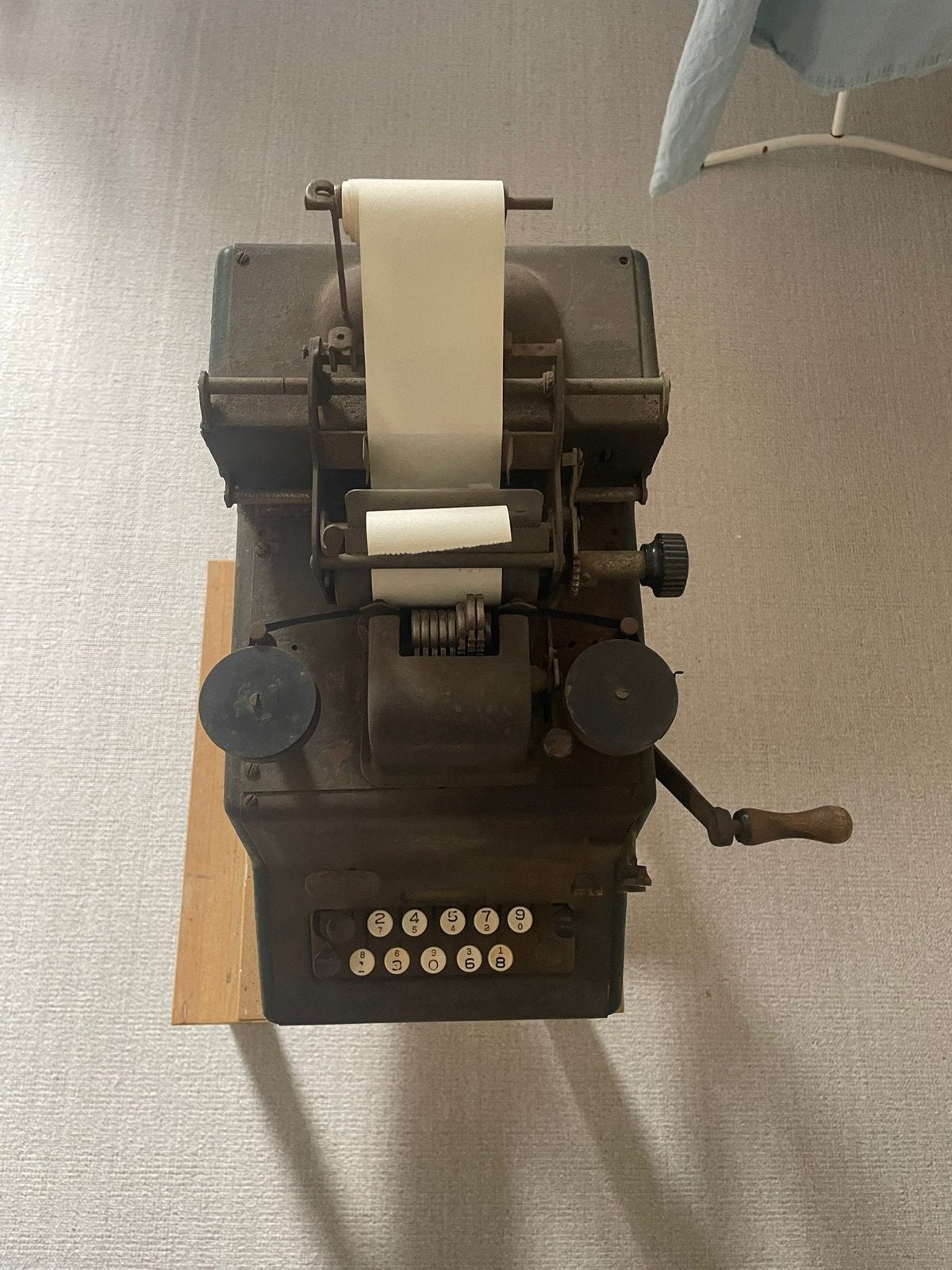 Antieke Dalton Cijfermachine, Ophalen