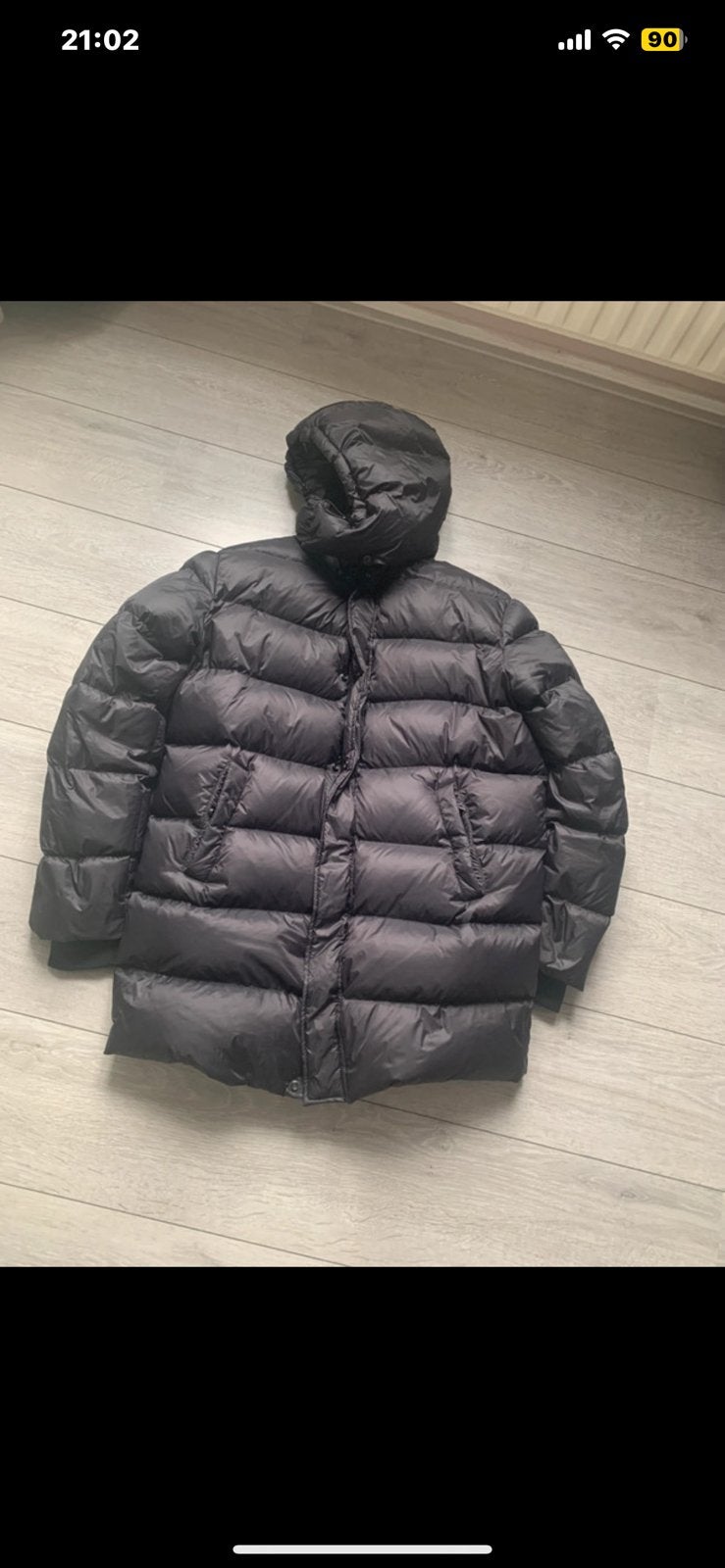 Mannen winterjas (IRO), Ophalen of Verzenden, Zo goed als nieuw, Maat 48/50 (M), Blauw