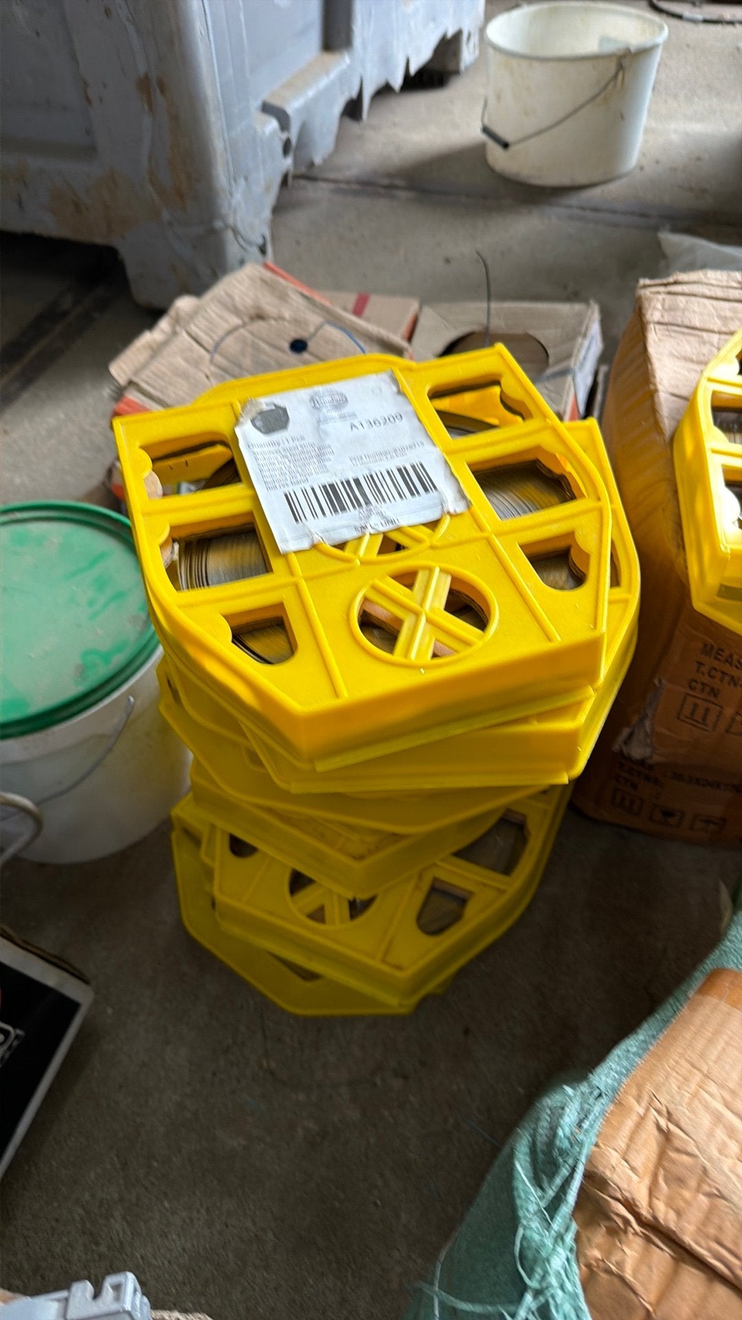 Omsnoeringsband rvs 12 mm 26 rollen, Doe-het-zelf en Verbouw, Kratten en Dozen, Doos, 100 cm of meer, Ophalen of Verzenden, Minder dan 40 cm