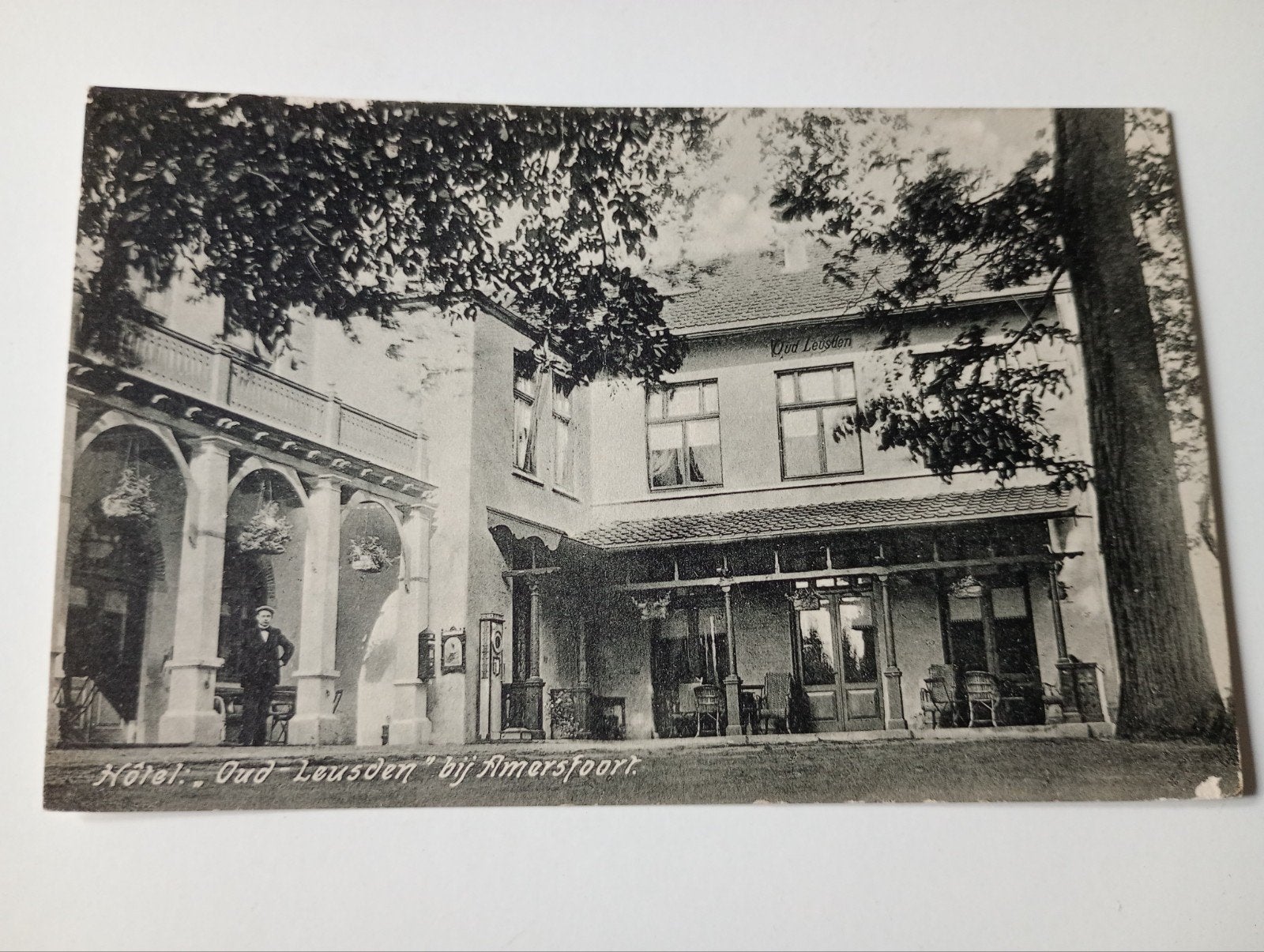 Amersfoort Hotel Oud Leusden 1913, Ophalen of Verzenden, Voor 1920, Gelopen, Utrecht