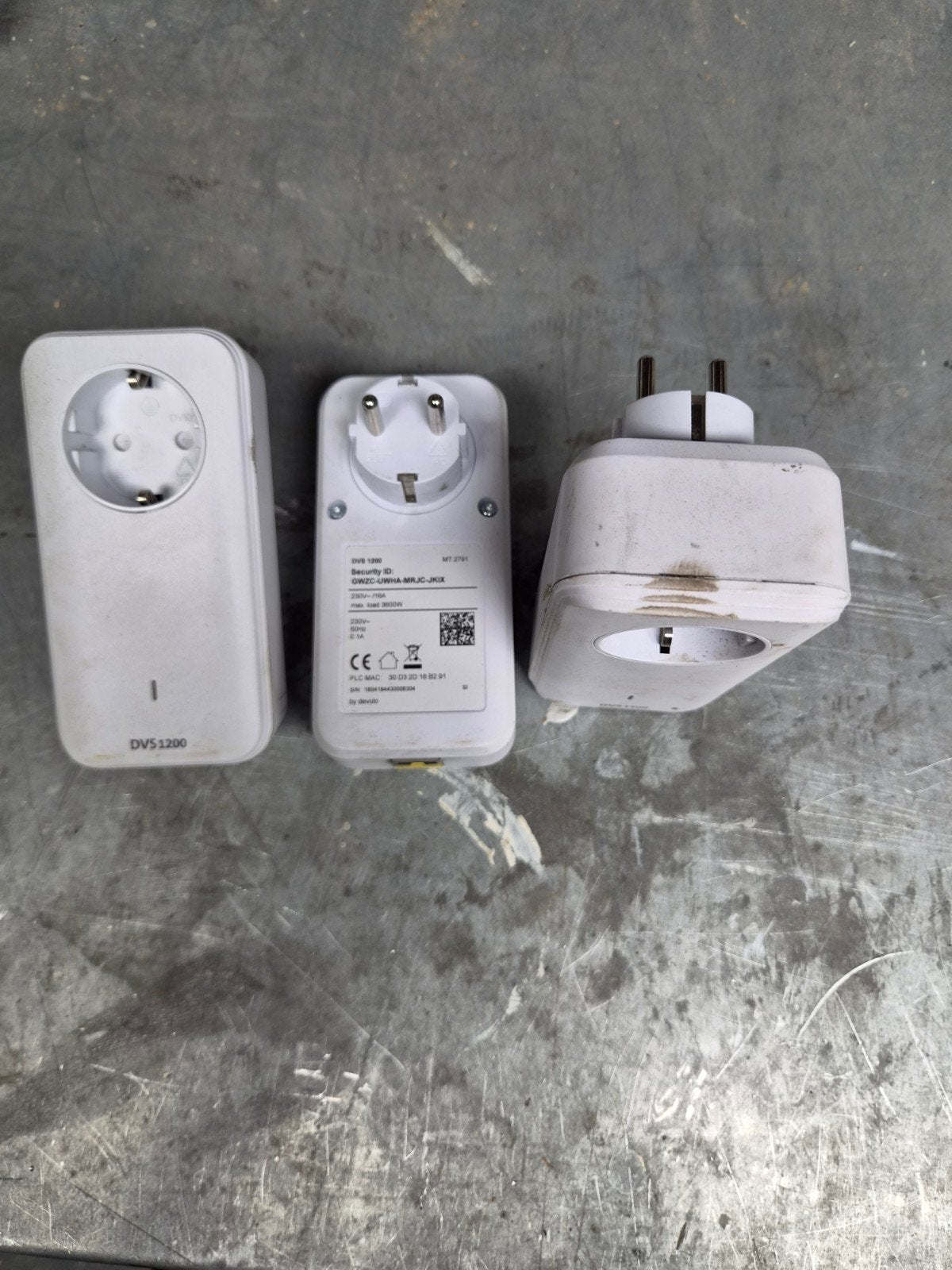DVS 1200 Powerline Adapters - Set van 3, Ophalen of Verzenden, Gebruikt