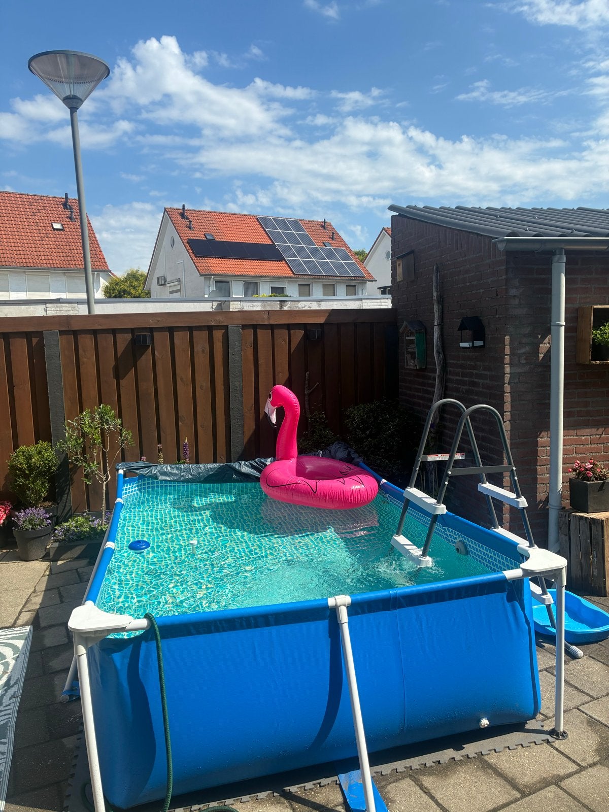 Zwembad voor onderdelen (gebroken stang en hoekstukken), Ophalen, Gebruikt, 200 tot 300 cm, 80 tot 120 cm