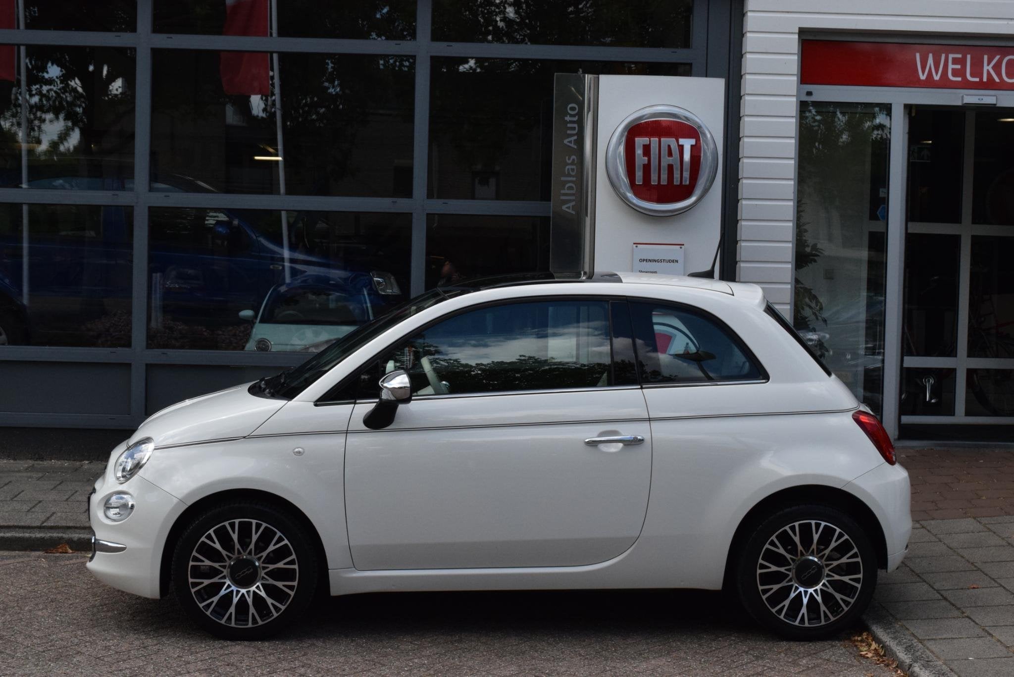 Fiat 500 0.9 TwinAir Turbo Collezione|Carplay|TFT|Clima, Auto's, Fiat, Voorwielaandrijving, Stof, Gebruikt, Euro 6