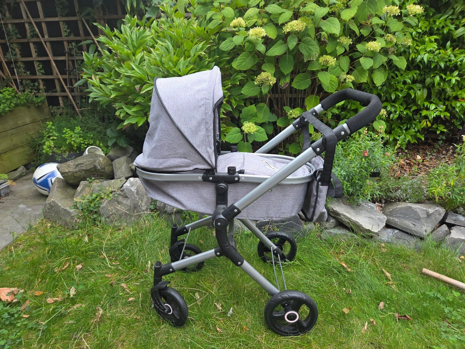 Bayer Design poppenwagen grijs - Speelgoed, Ophalen