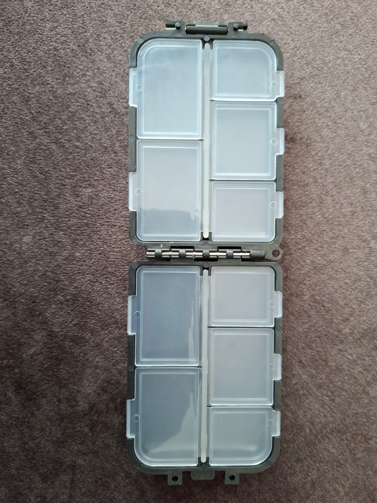 Compacte Dubbelzijdige Opbergdoos (10 Vakken)  Voor Visgerei, Ophalen of Verzenden