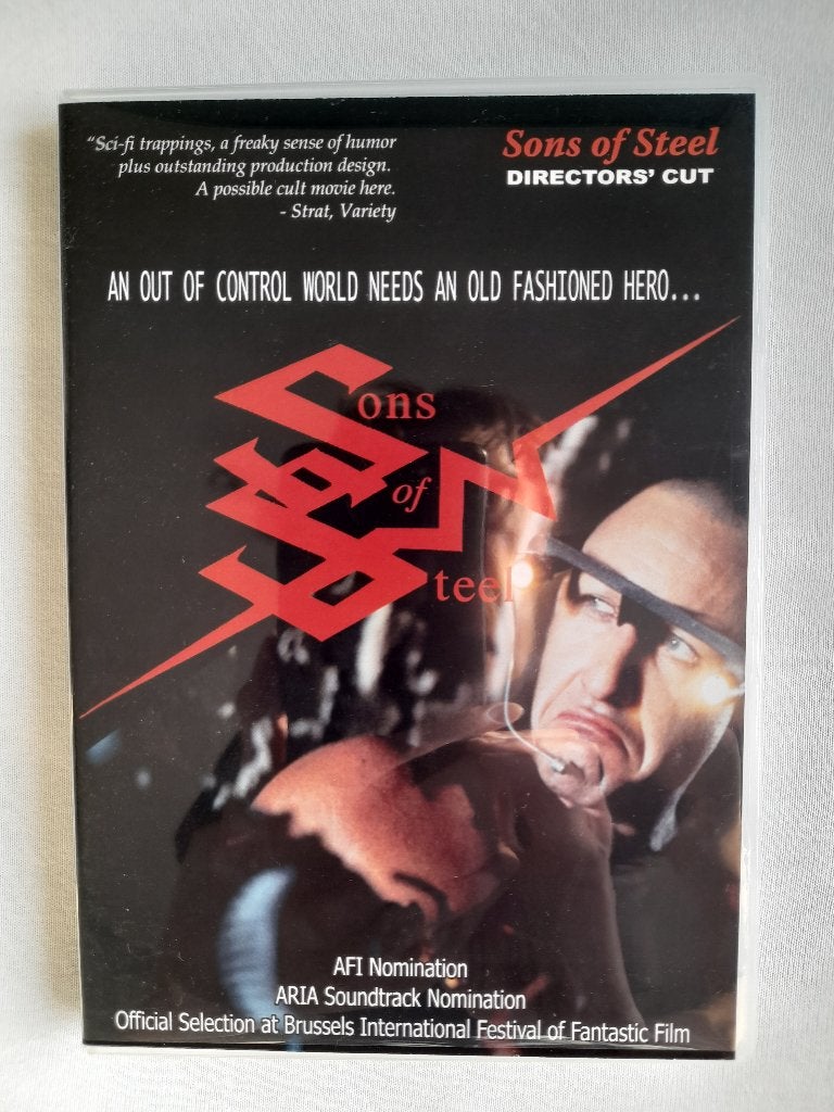 Sons of Steel (1989) - Director's Cut - DVD, Alle leeftijden, Ophalen of Verzenden, Zo goed als nieuw, Science Fiction