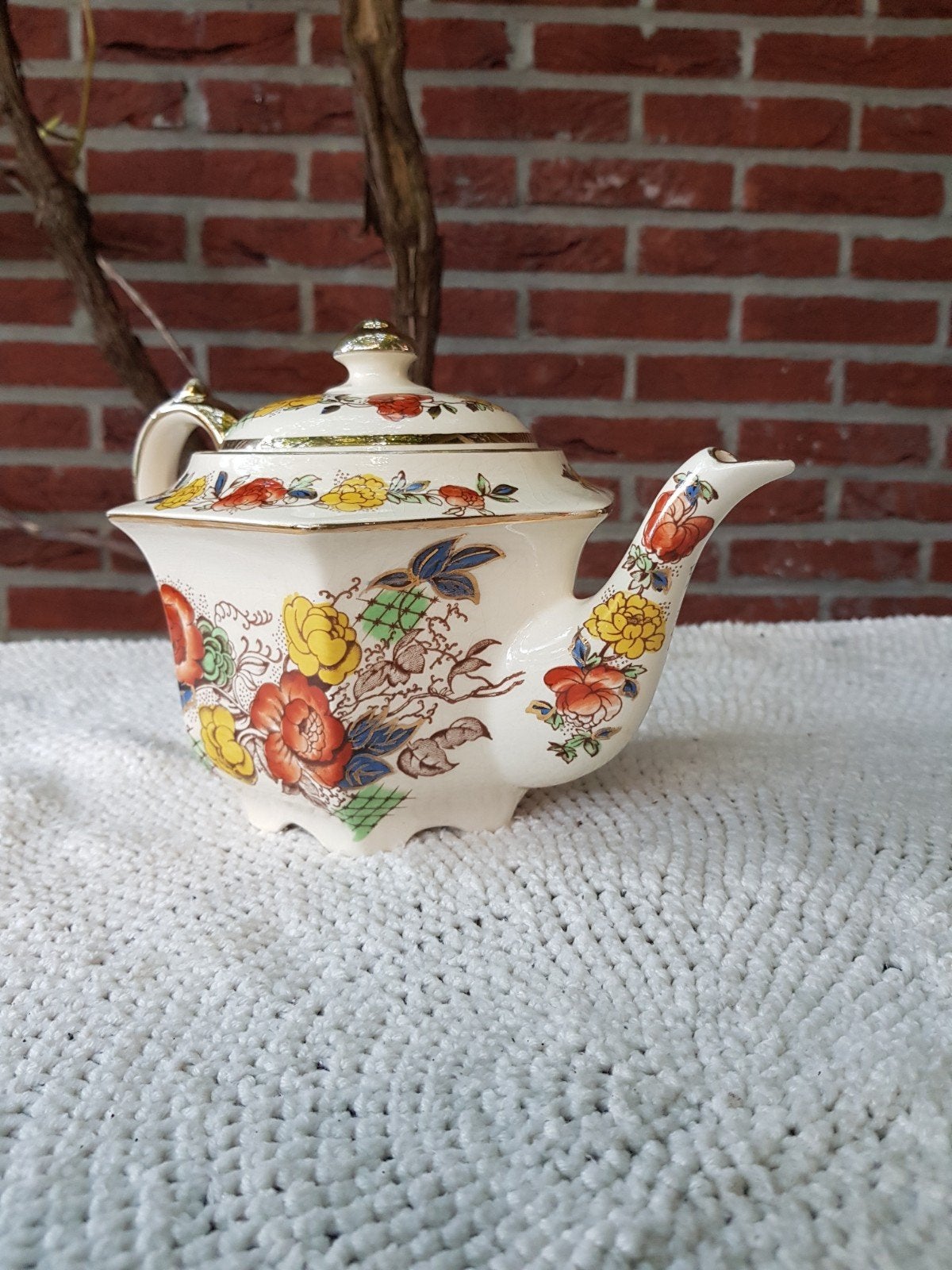 Sadler Teapot “Rose Garden” 2521 – Vintage England, Verzenden