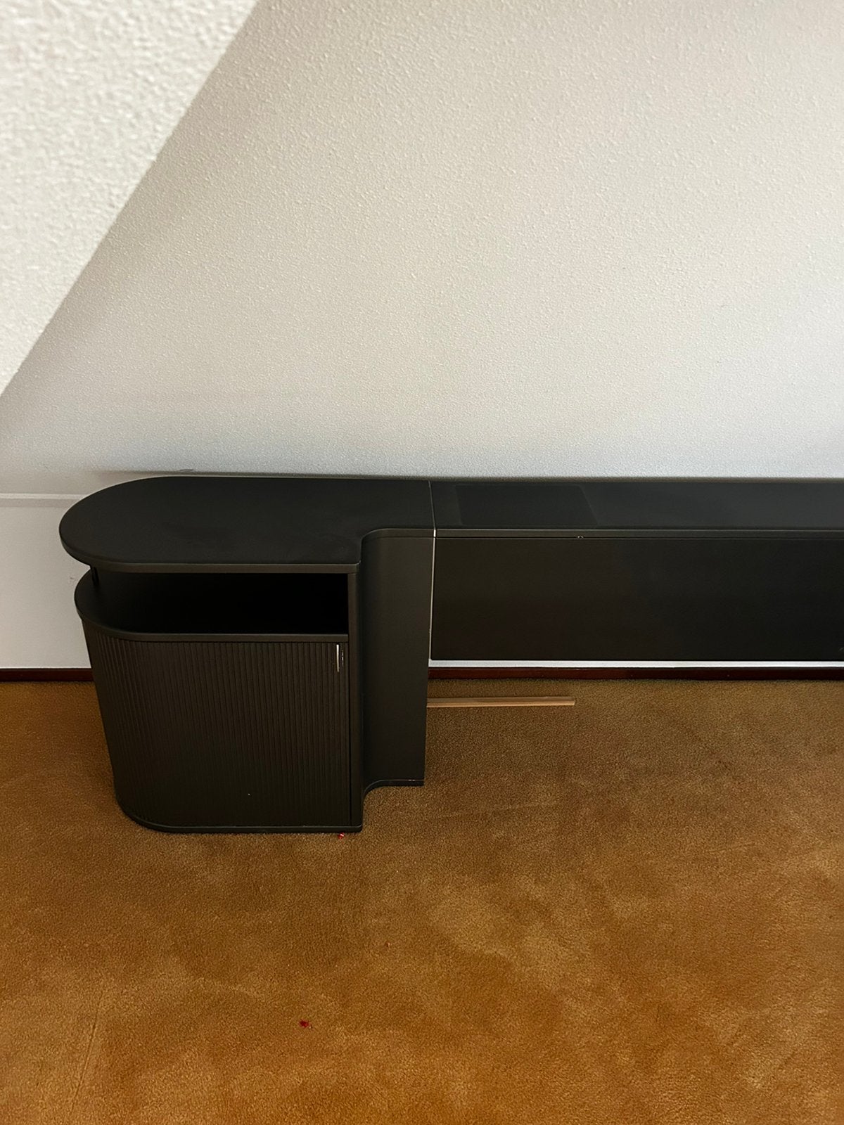 Auping auronde achterwand, Ophalen of Verzenden, Zo goed als nieuw, Tweepersoons, Hout