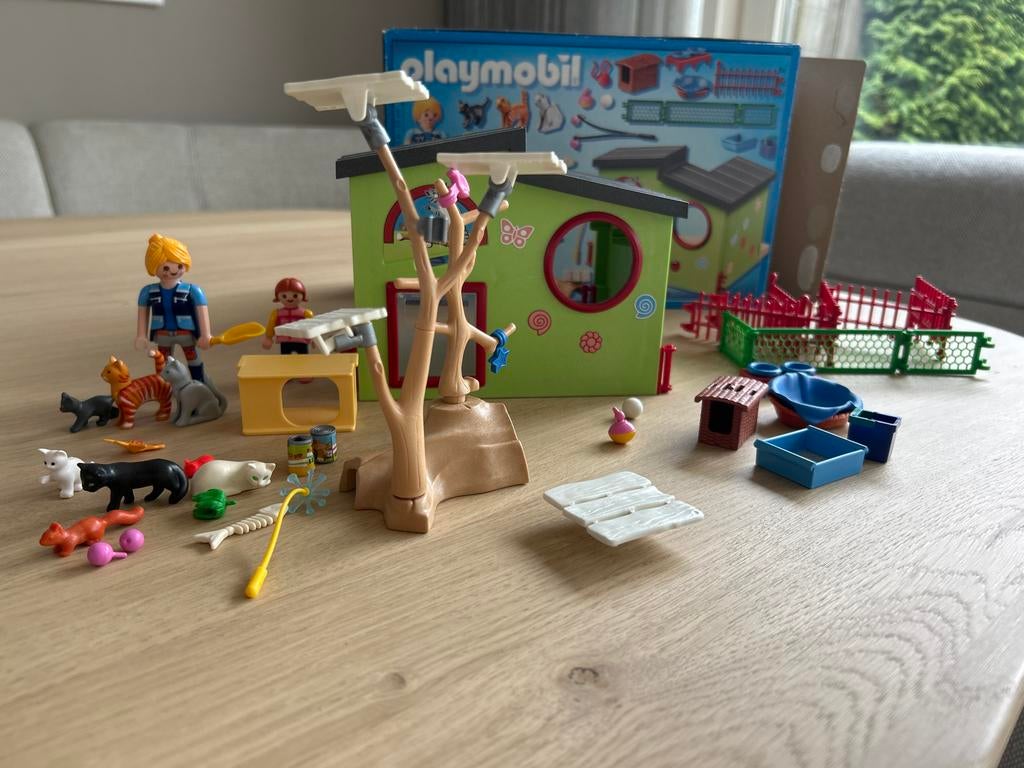 Playmobil City Life 9276 Kattenverblijf - Zo goed als nieuw, Ophalen of Verzenden, Zo goed als nieuw, Complete set