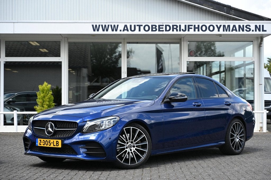 Mercedes-Benz C-klasse 300 AMG Premium Plus Panoramadak Memo, Auto's, Mercedes-Benz, Bedrijf, Te koop, C-Klasse, 360° camera, ABS