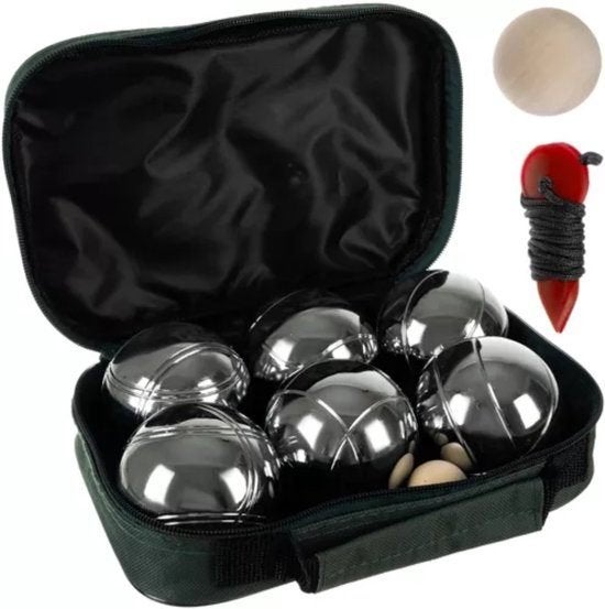 Retourdeal Jeu de Boules Ballen Set - 6 Chromen Ballen, Sport en Fitness, Bowlen, Ophalen of Verzenden, Nieuw, Bal