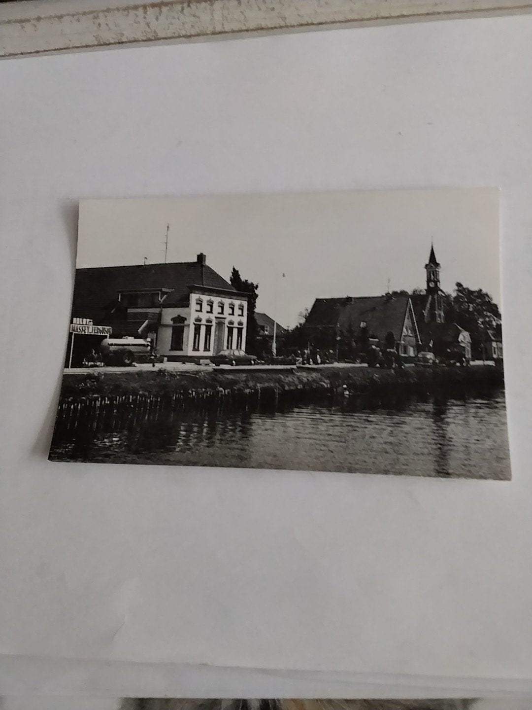 Oude Ansichtkaart: DE KRIM.  HERV.KERK  PARALLELWEG, Verzamelen, Ansichtkaarten | Nederland, Ongelopen, 1940 tot 1960, Ophalen of Verzenden