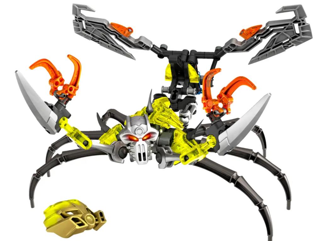 Lego bionicle 70794 skull scorpio - compleet!, Bionicle, Lego, Ophalen of Verzenden, Zo goed als nieuw