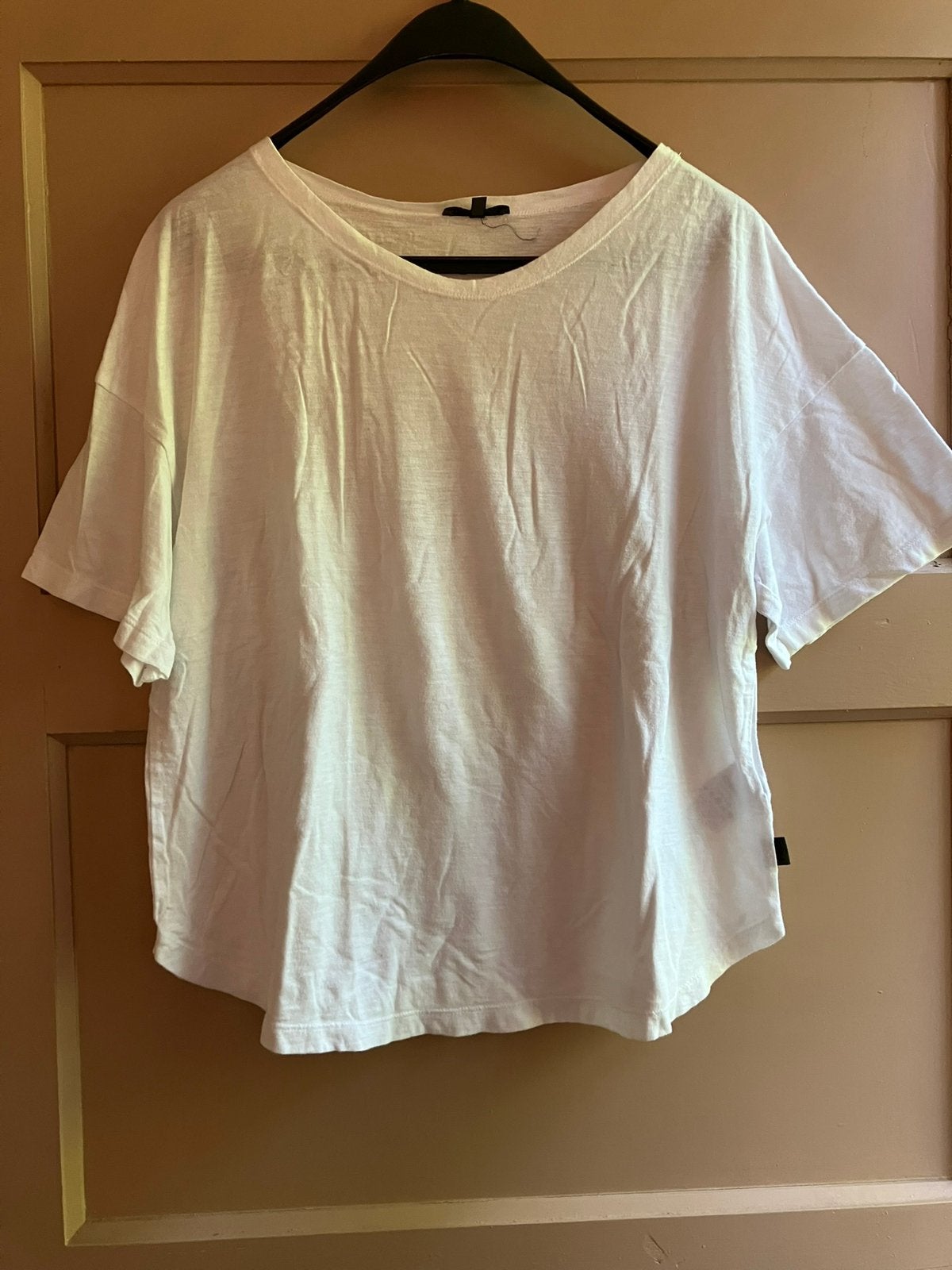 OSKA Fijn Wit Oversized Shirtje, 0 S M, Verzenden, Wit, Korte mouw, Maat 36 (S)