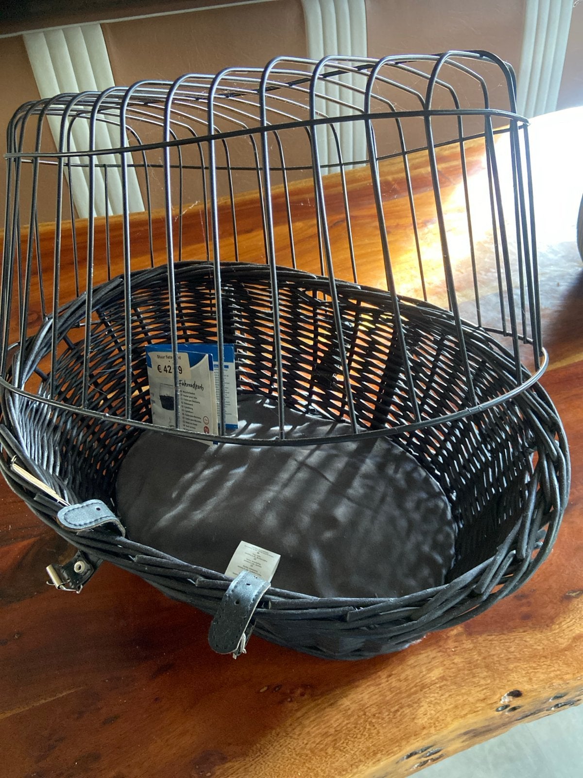 Honden fietsmand ( tot 5 kg) met metalen koepel en kussen, Dieren en Toebehoren, Ophalen of Verzenden, Nieuw