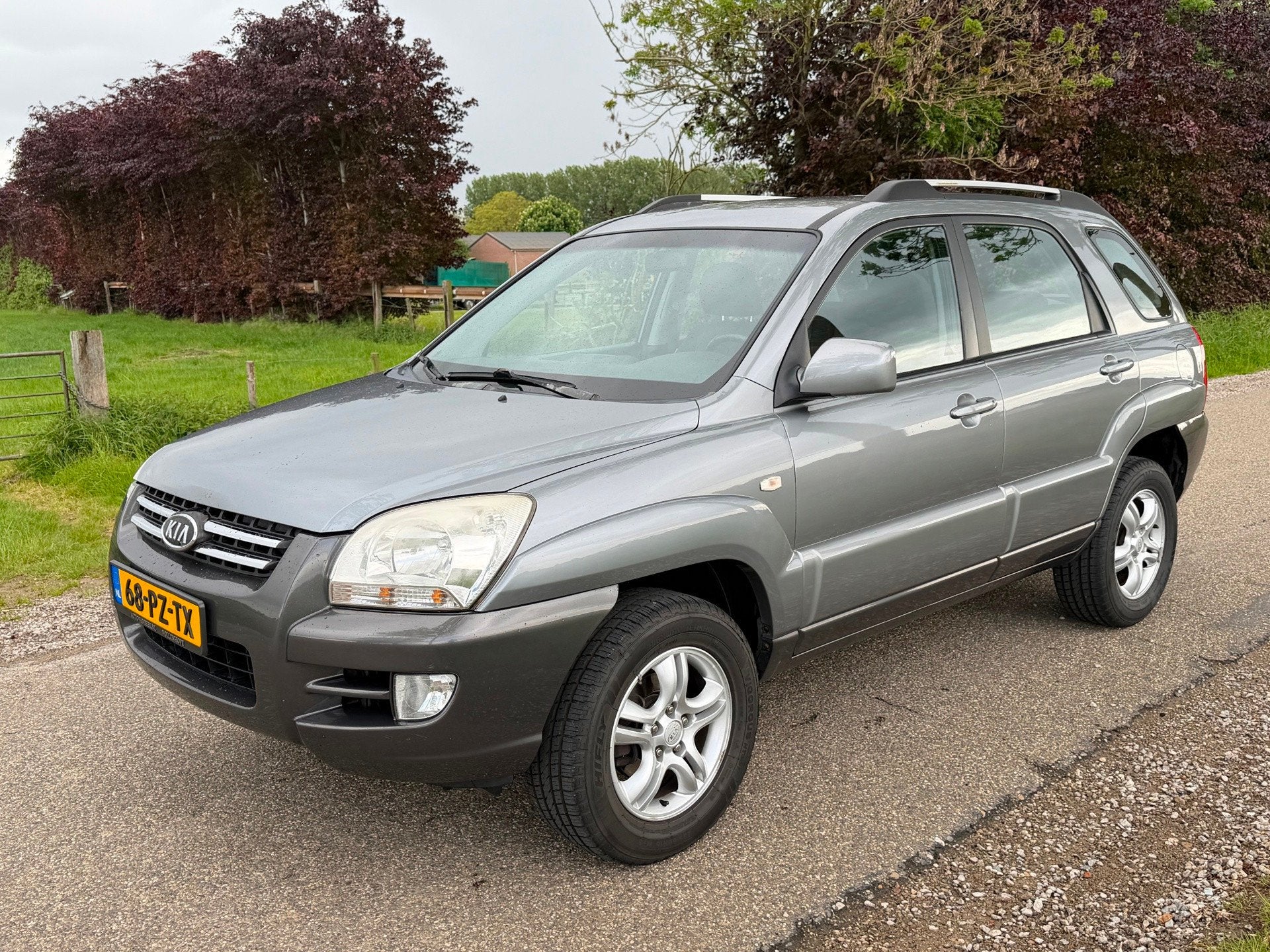 Kia Sportage 2.0 CVVT Comfort NAP APK 08-2026 Airco, Auto's, 1442 kg, Stof, Gebruikt, 4 cilinders