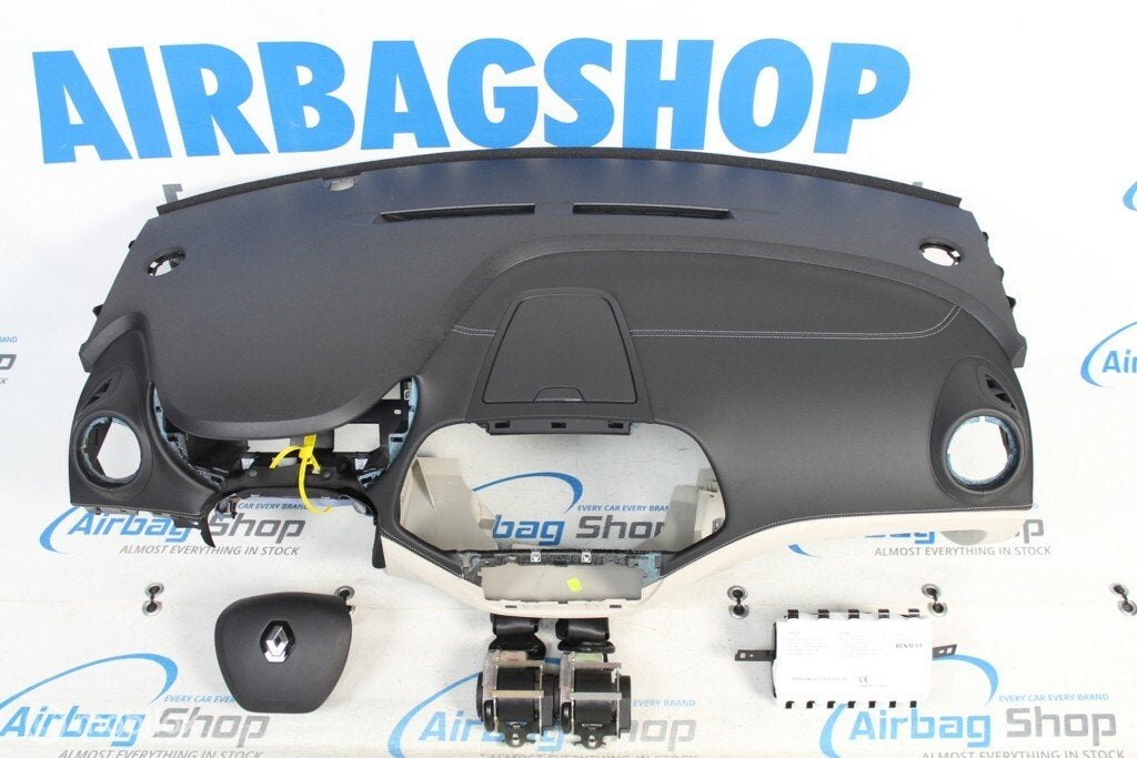 Airbag set - Dashboard leder beige stiksel Renault Captur, Gebruikt, Ophalen of Verzenden