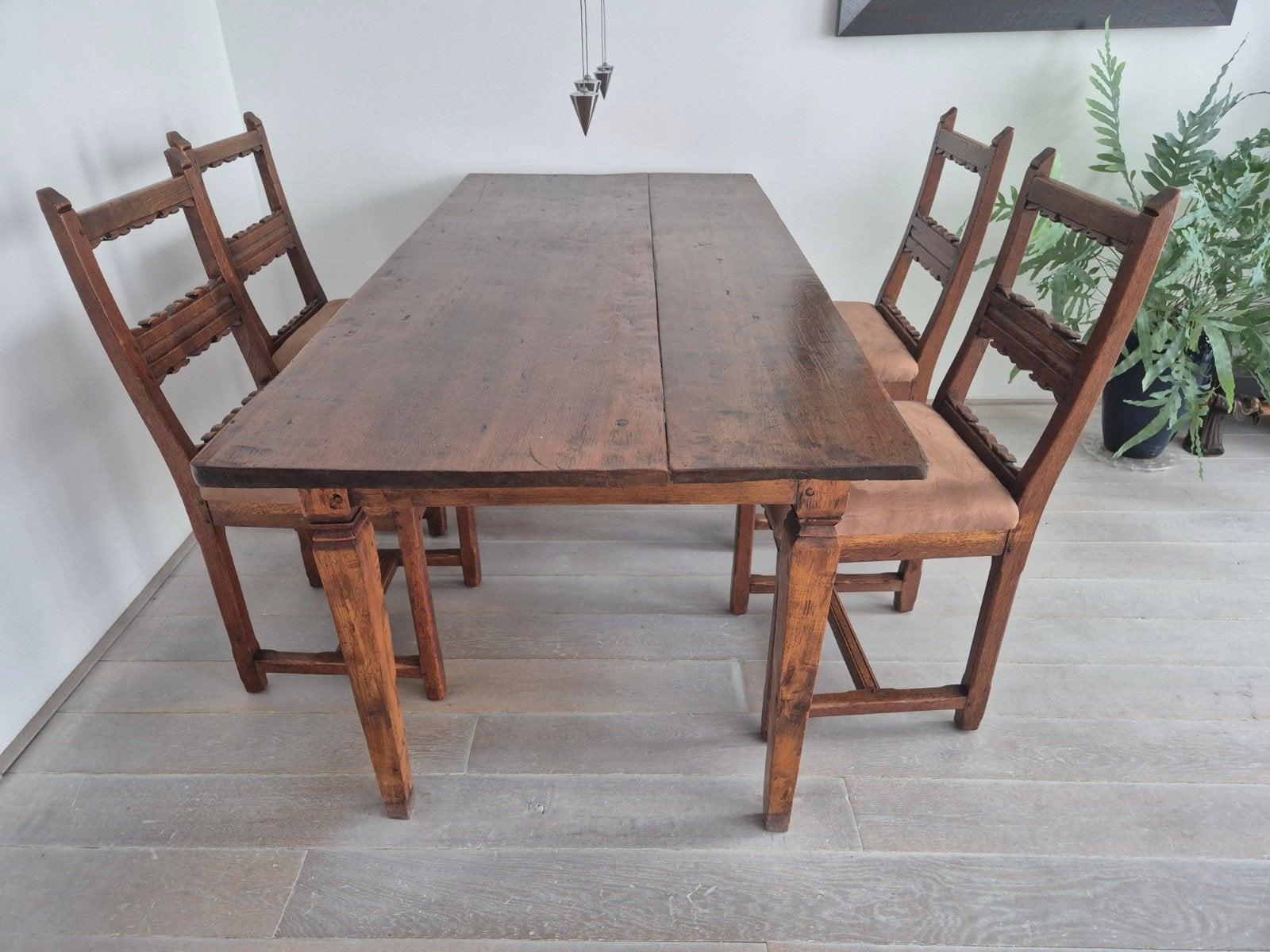 antieke houten tafel zonder stoelen, Antiek en Kunst, Antiek | Meubels | Tafels, Ophalen