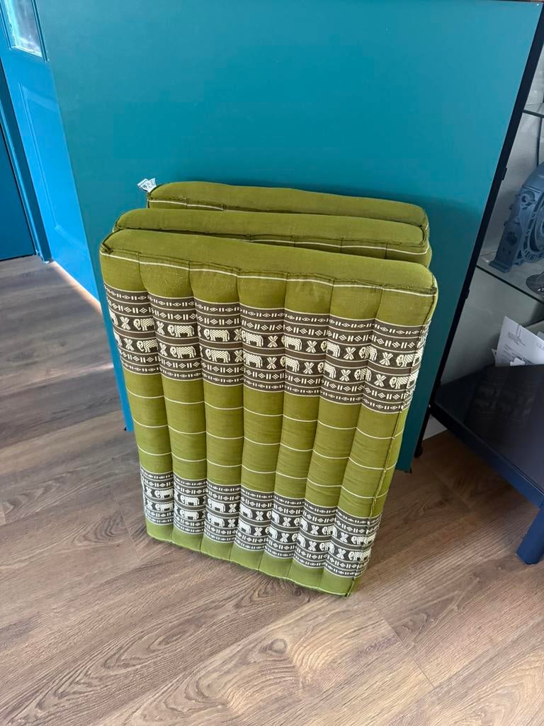 Kapok opklapbaar matras tuinkussen, Ophalen, Zo goed als nieuw