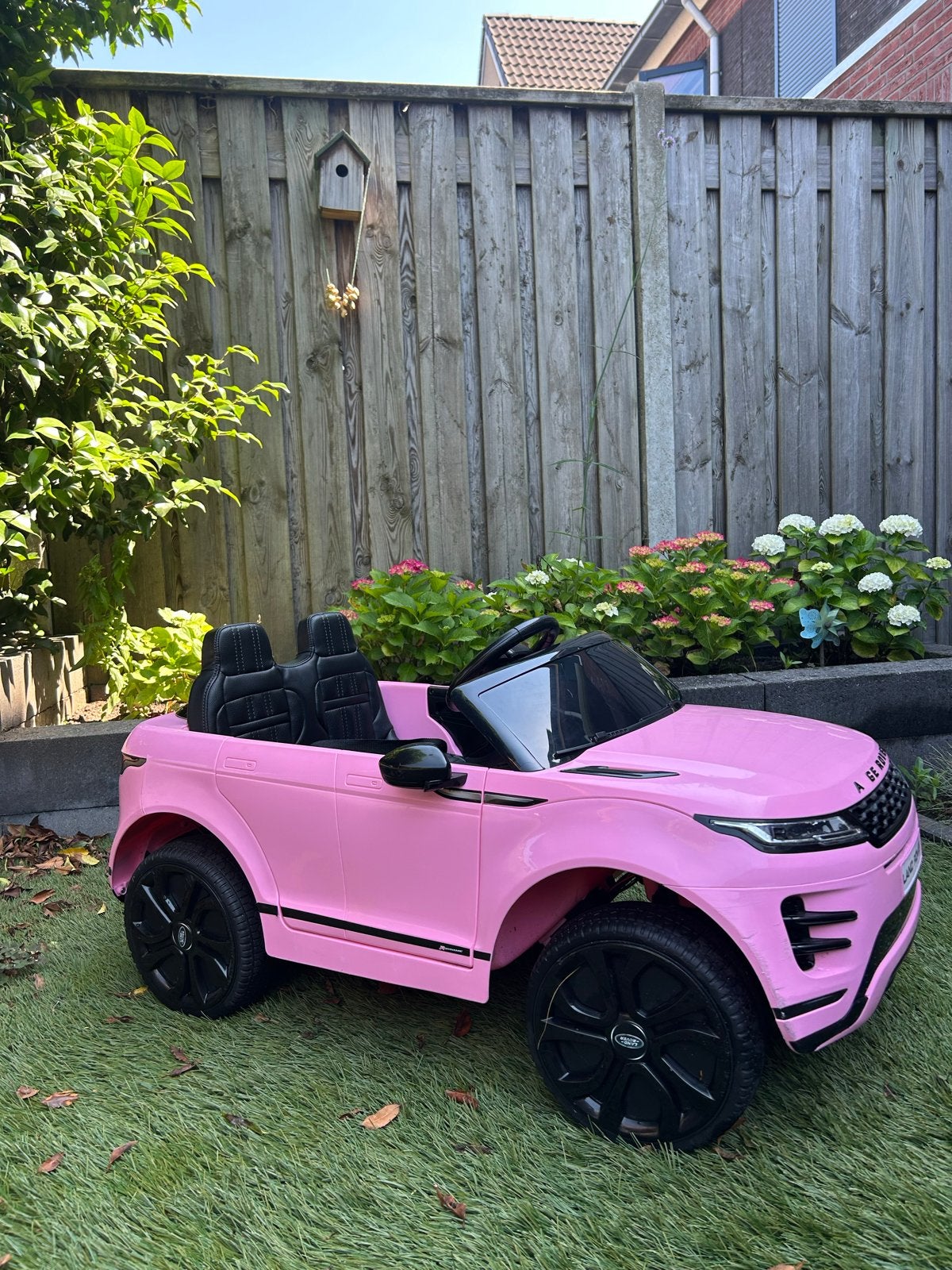 Roze Land Rover kinderauto - Zo goed als nieuw, Ophalen, Zo goed als nieuw