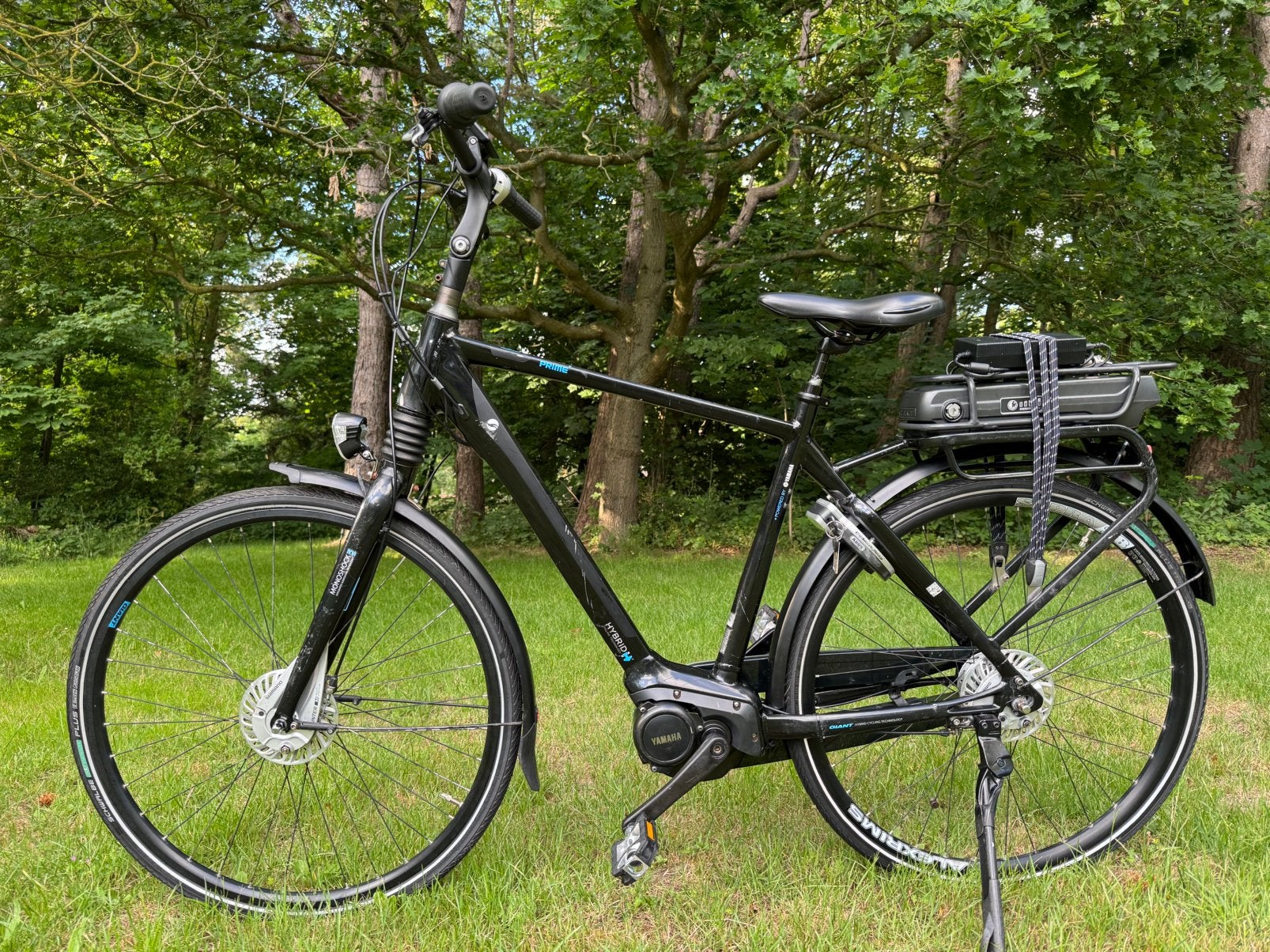 Elektrische fiets Giant Hybrid Prime, Zo goed als nieuw, 50 km per accu of meer, 55 tot 59 cm, Ophalen
