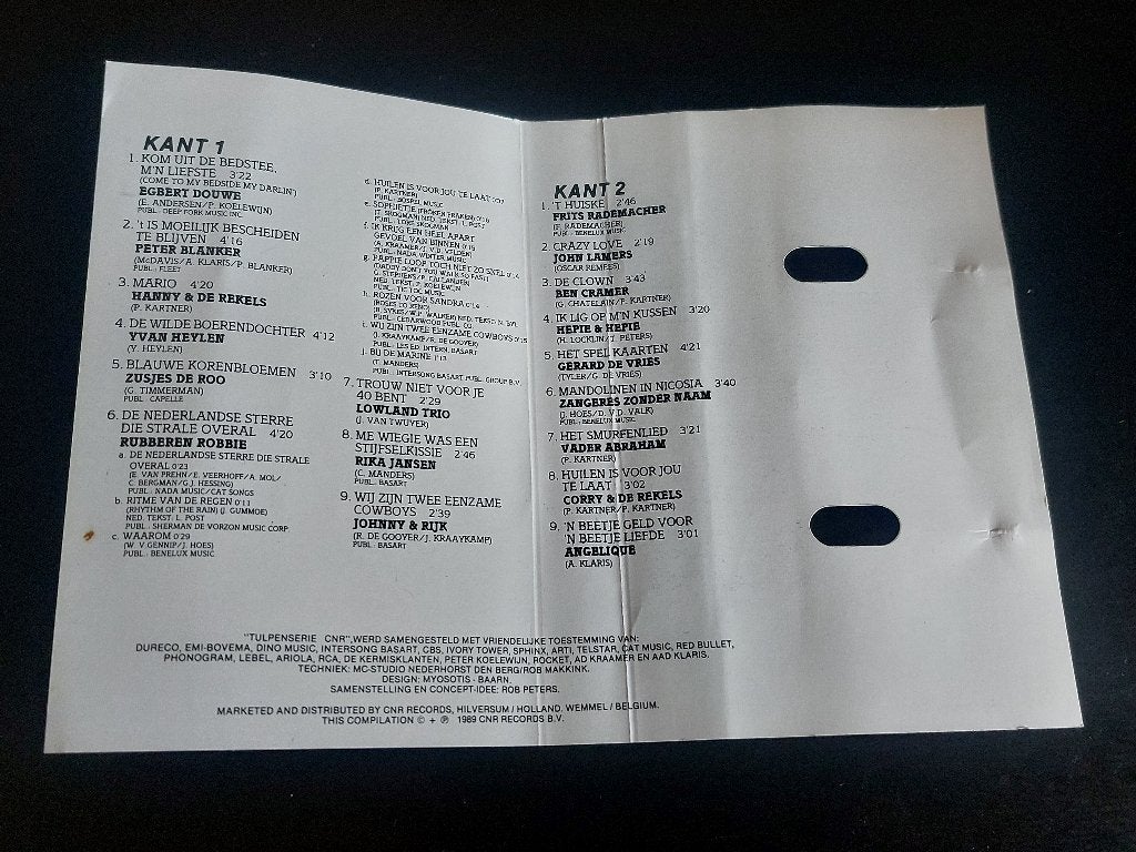 DE GROOTSTE HOLLANDSE HITS ALLER TIJDEN DEEL 1 (MC), 1 bandje, Ophalen of Verzenden, Zo goed als nieuw, Origineel