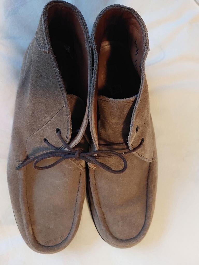 Mooie suède halfhoge herenschoenen mt.43 (9), Kleding | Heren, Schoenen, Ophalen, Zo goed als nieuw