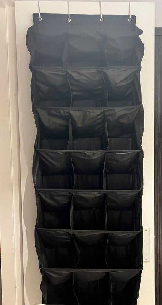 Zwarte Opberghanger voor Schoenen/Accessoires - 20 Vakken, Ophalen of Verzenden, Gebruikt