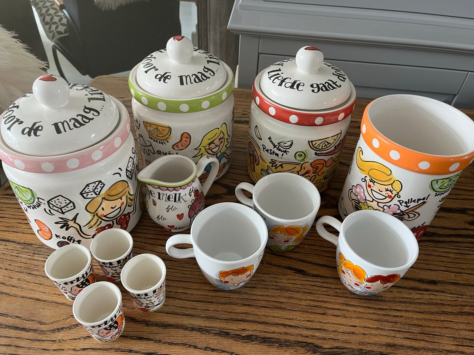 Blond Amsterdam Servies Set, Huis en Inrichting, Ophalen, Blond Amsterdam, Keramiek, Overige typen