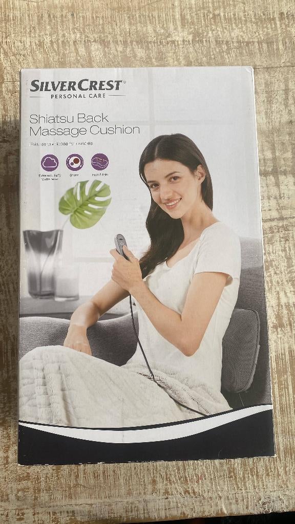 Silvercrest Shiatsu Rug massagekussen, Sport en Fitness, Ophalen of Verzenden, Zo goed als nieuw, Massagestoel of Kussen