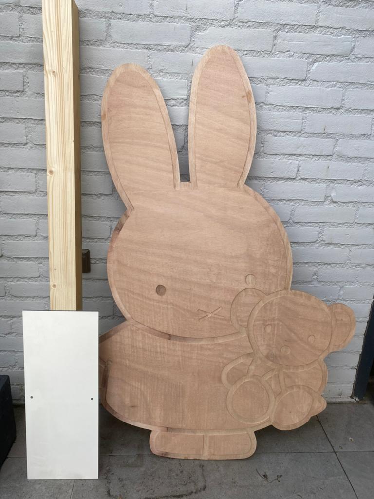 Geboortebord Nijntje *Nieuw*, Kinderen en Baby's, Kraamcadeaus en Geboorteborden, Nieuw, Ophalen