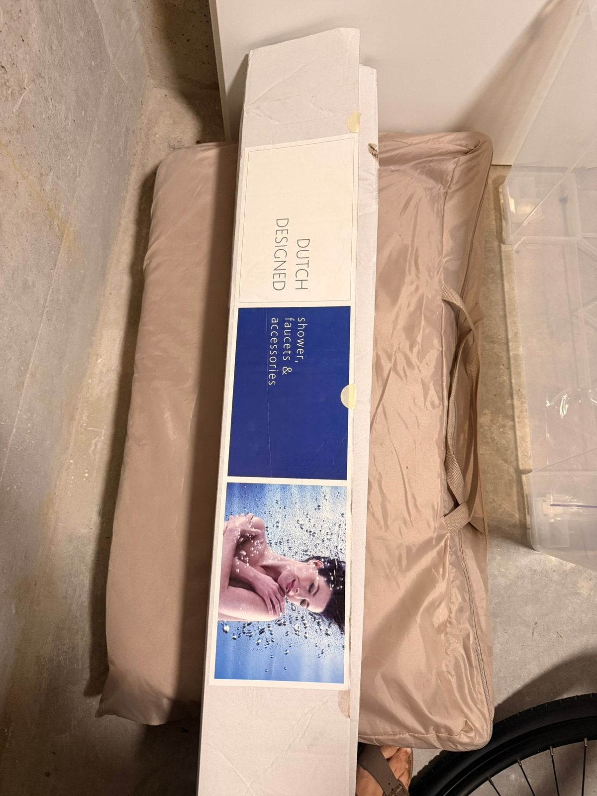 Saniselect Douchegoot 70x7 cm Zwart SaniDirect, Ophalen of Verzenden, Nieuw, Douche
