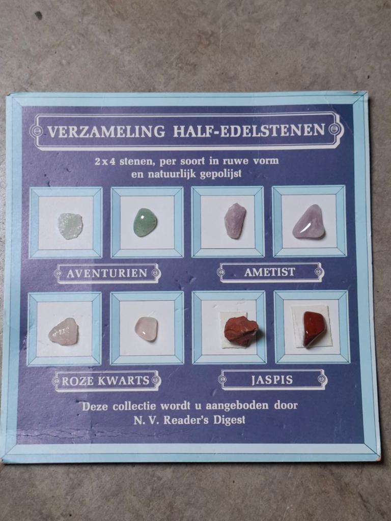 Verzameling Half-edelstenen - Reader's Digest, Ophalen of Verzenden, Gebruikt