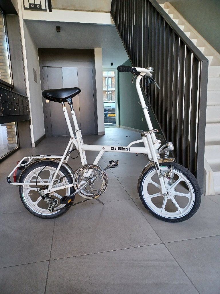 di blasi vouwfiets + opbergtas/zak 16 inch, Fietsen en Brommers, Fietsen | Vouwfietsen, Ophalen, 16 tot 18 inch, Versnellingen