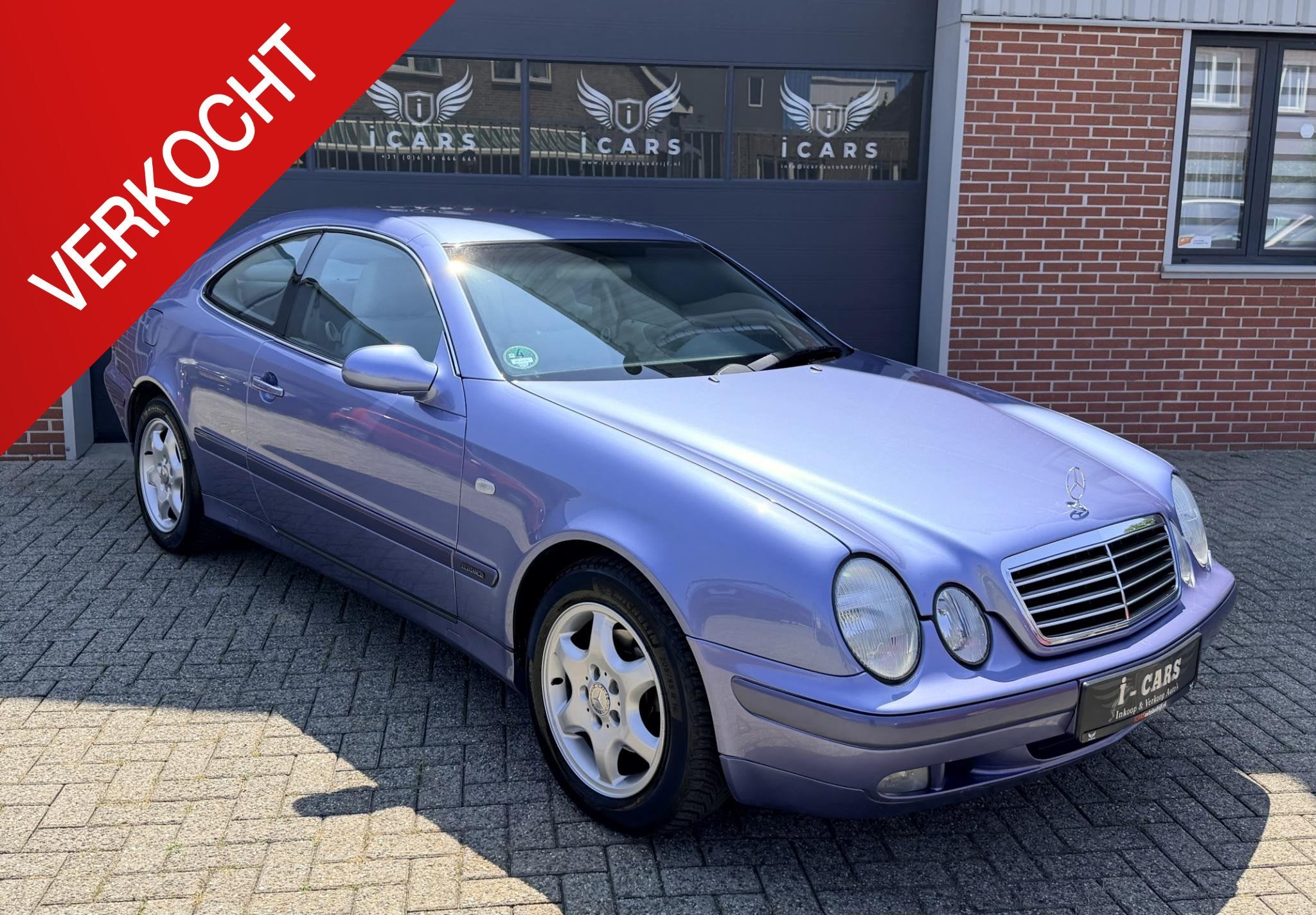 Mercedes-Benz CLK-klasse Coupé 200 Sport 1e eigenaar Dealer, Auto's, 1998 cc, Gebruikt, Huisgarantie, 4 cilinders