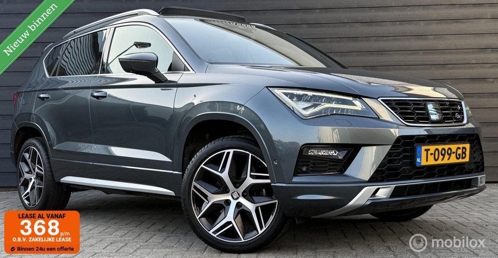 Seat Ateca 1.4 EcoTSI FR Intense Pano.dak/Viritual/Trekhaak/, Auto's, Gebruikt, 4 cilinders, Automatische klimaatregeling, Ateca