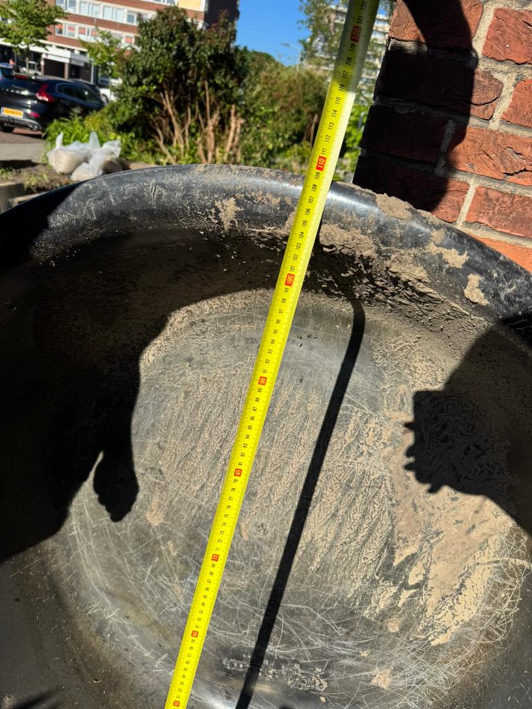 Vijverbak 110cm, Tuin en Terras, Ophalen, Zo goed als nieuw
