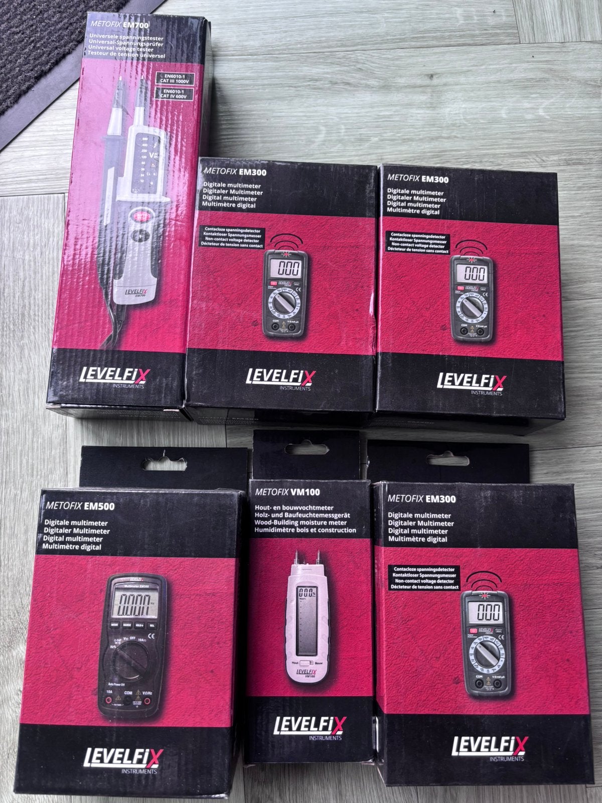 6xNieuwe LevelFix Meetinstrumenten: Multimeters & Vochtmeter, Ophalen of Verzenden, Nieuw