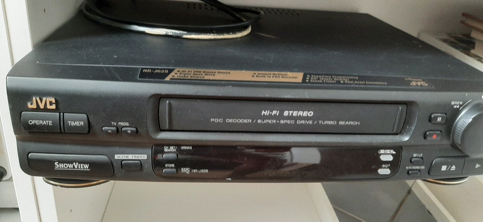 JVC HR-J628E Hi-Fi Stereo VHS Videorecorder, Ophalen, Gebruikt