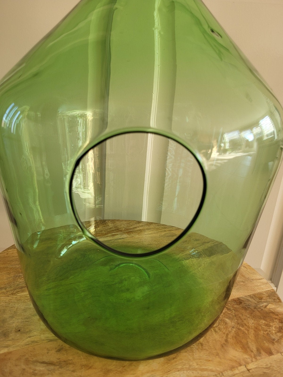 Grote fles om iets in te decoreren, Glas, Ophalen, Zo goed als nieuw, Met kurk