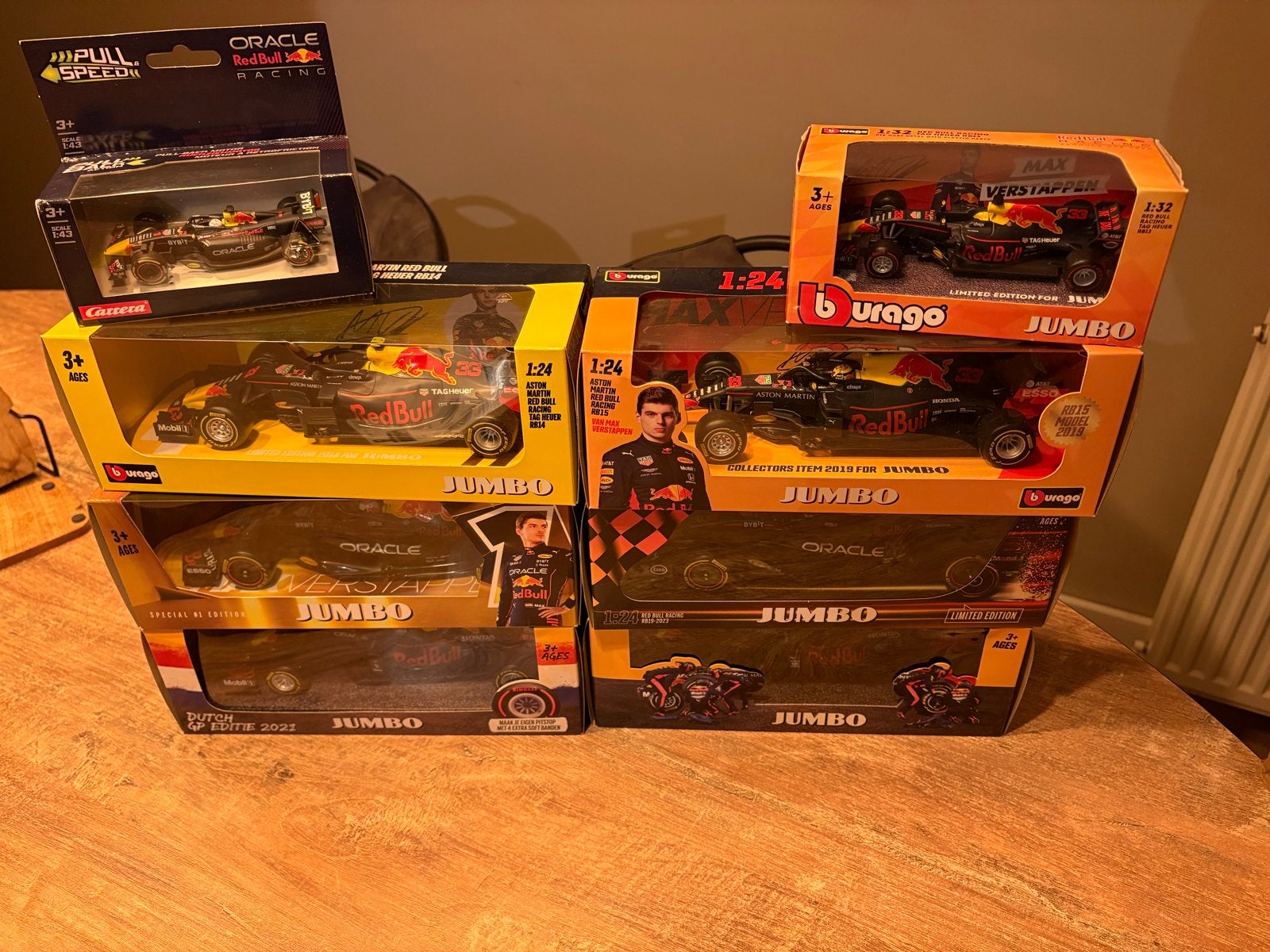 Max Verstappen Red Bull Racing modelauto's - diverse schalen, Ophalen of Verzenden, Nieuw, Overige typen