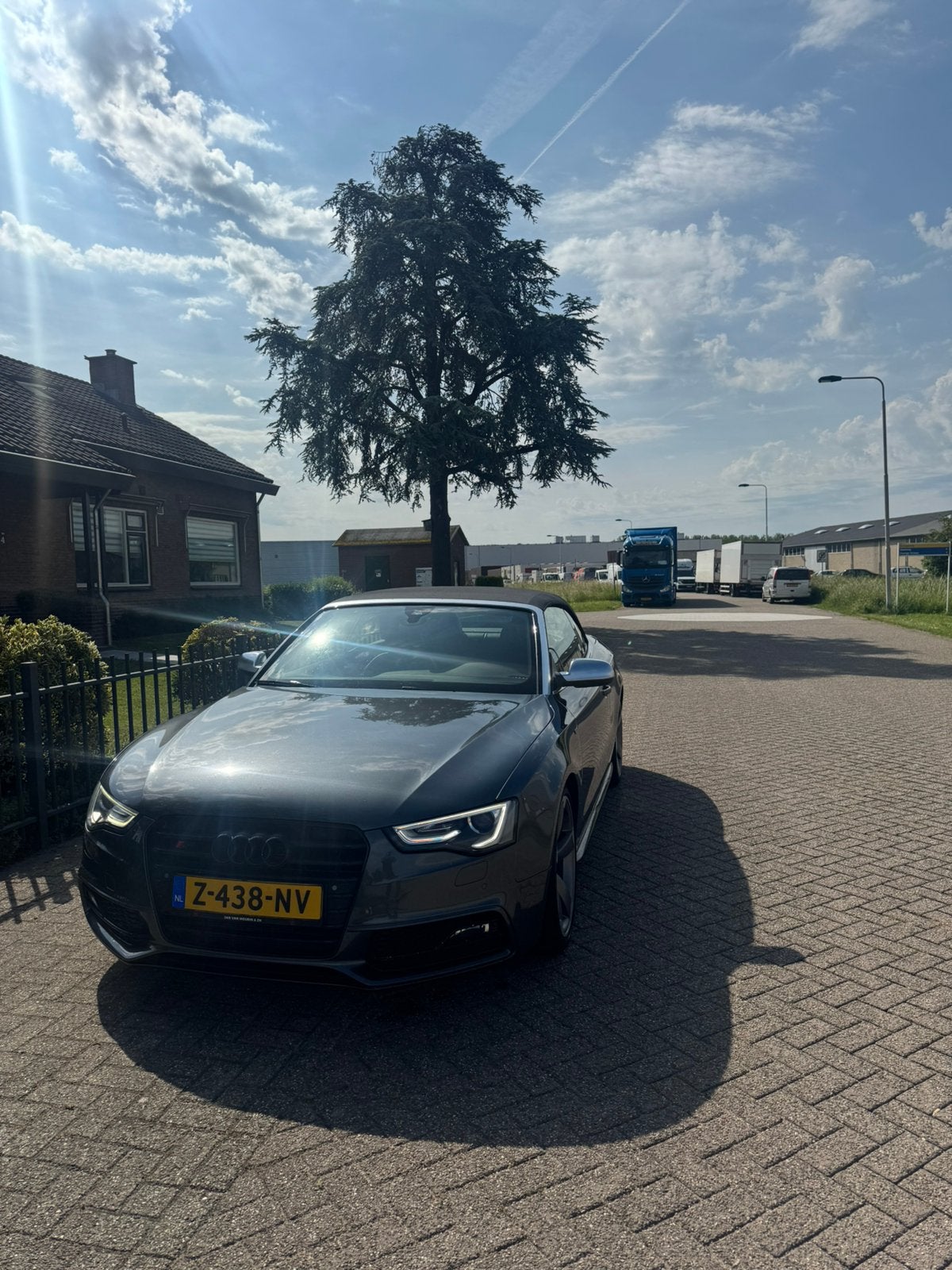 Audi A5 S5 3.0 Tfsi Quattro 333pk S Tronic 2014 Grijs, Auto's, Automaat, 2995 cc, Cabriolet, 4 stoelen
