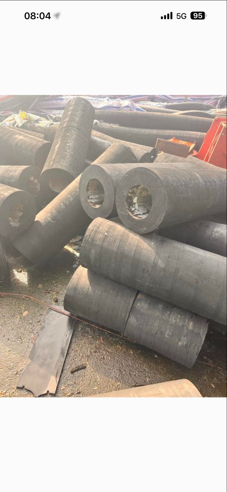 Zware rubberen buizen voor diverse toepassingen, Ophalen, Gebruikt, Minder dan 2 meter, 80 mm of meer