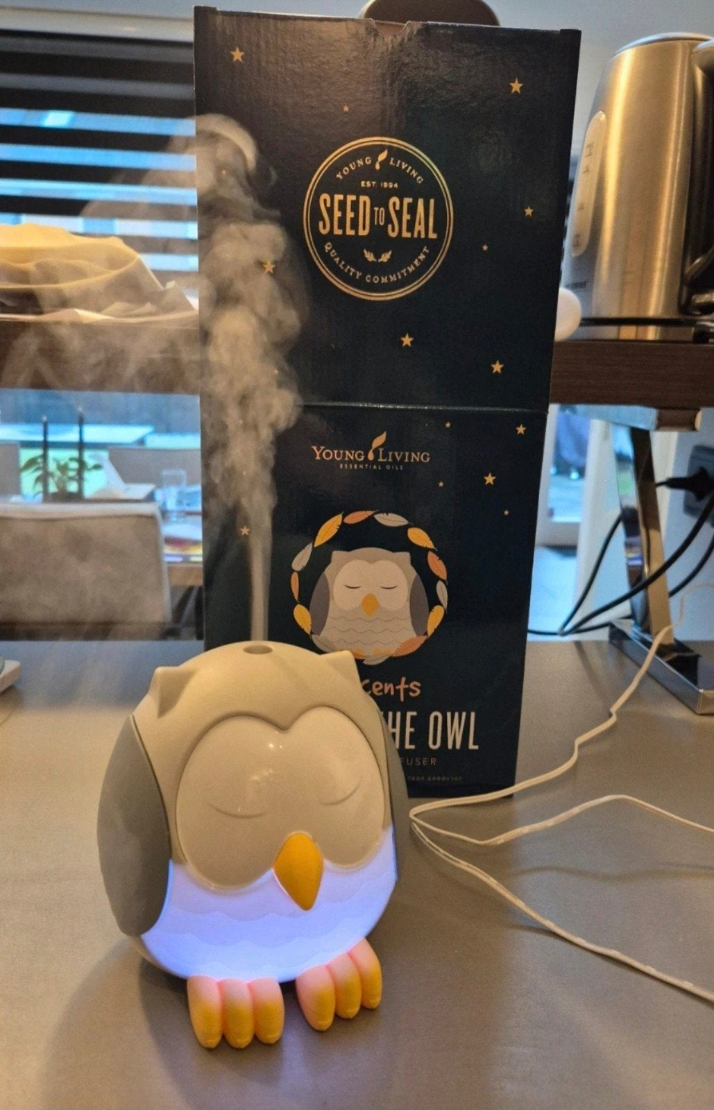 Young Living Kidscents Feather the Owl diffuser, Ophalen of Verzenden, Zo goed als nieuw