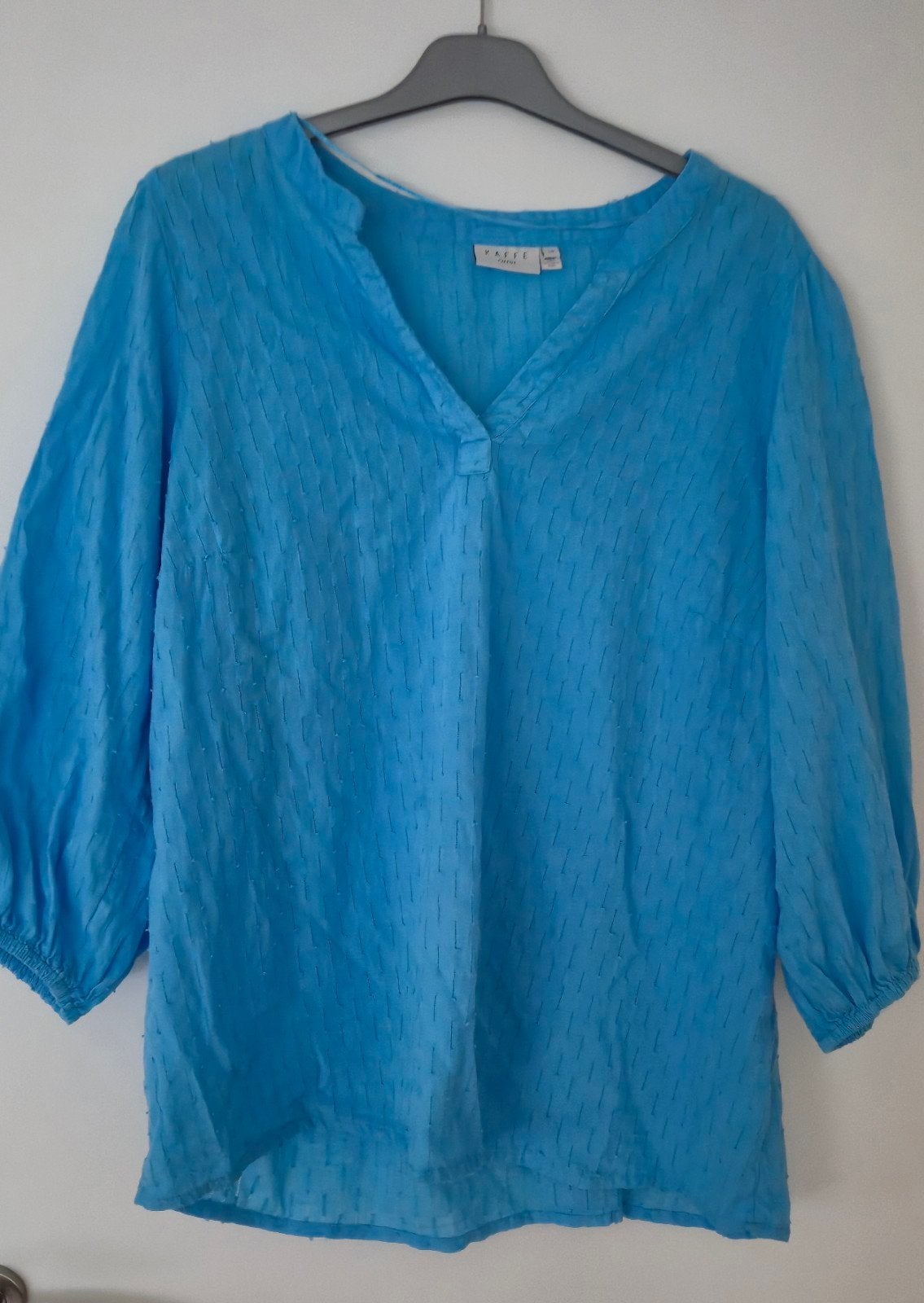 turquoise tuniek maat 46, Kleding | Dames, Ophalen of Verzenden, Zo goed als nieuw, Maat 46/48 (XL) of groter, Blauw