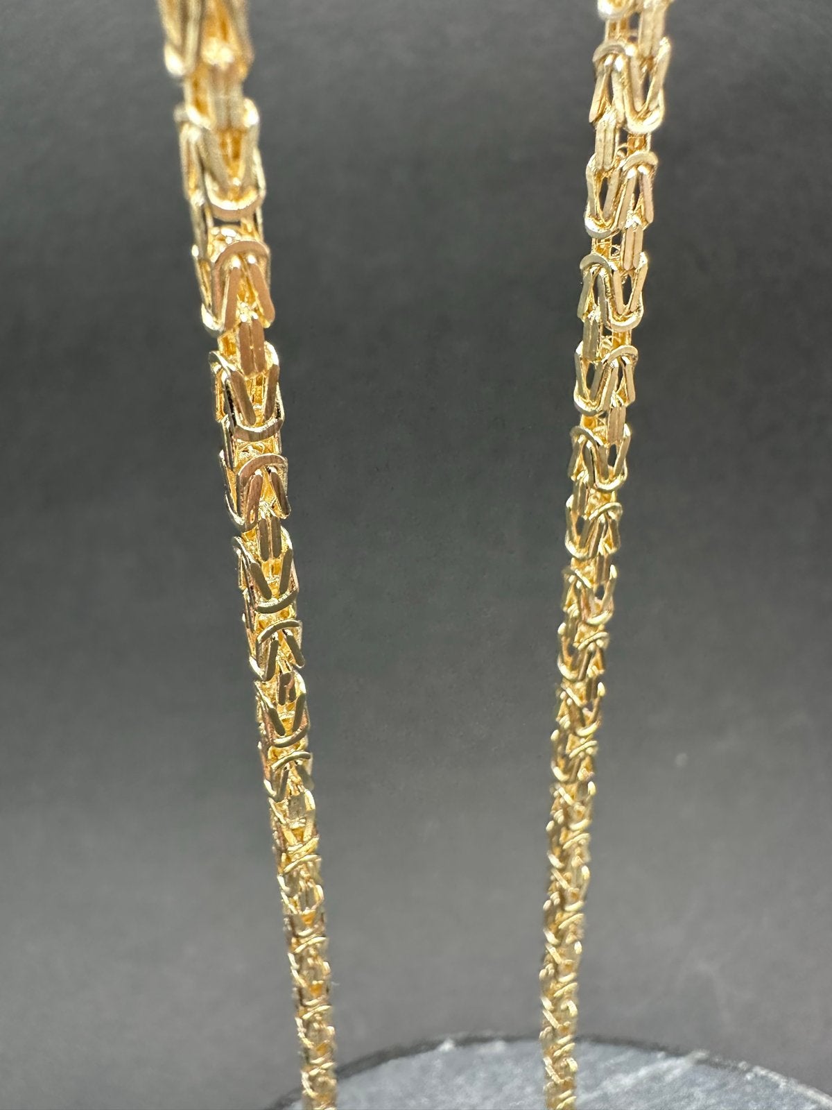 14k Gouden Koningsketting - 60cm, Sieraden, Tassen en Uiterlijk, Kettingen, Ophalen of Verzenden, Nieuw, Goud