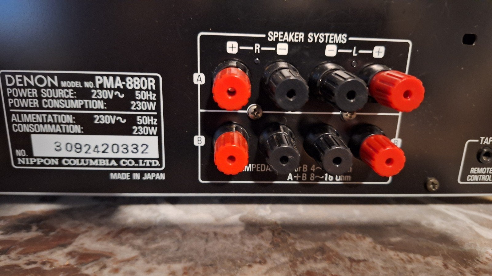 Denon versterker Pma 880R, Ophalen of Verzenden, Audio