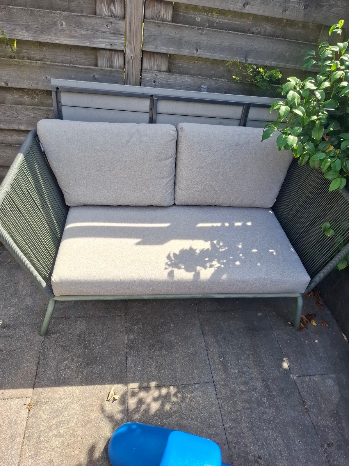 Mooie tweezits loungebank, Tuin en Terras, Ophalen