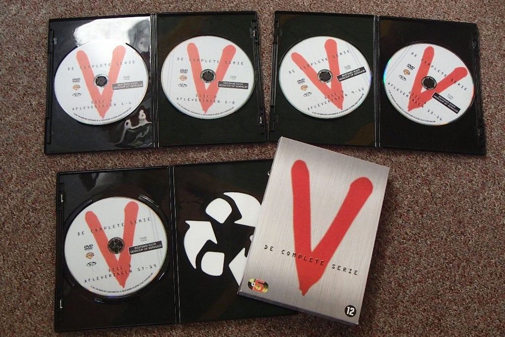 DVD Serie V de complete serie ScienceFiction, Cd's en Dvd's, Nederlands, Science Fiction en Fantasy, Ophalen of Verzenden, Zo goed als nieuw